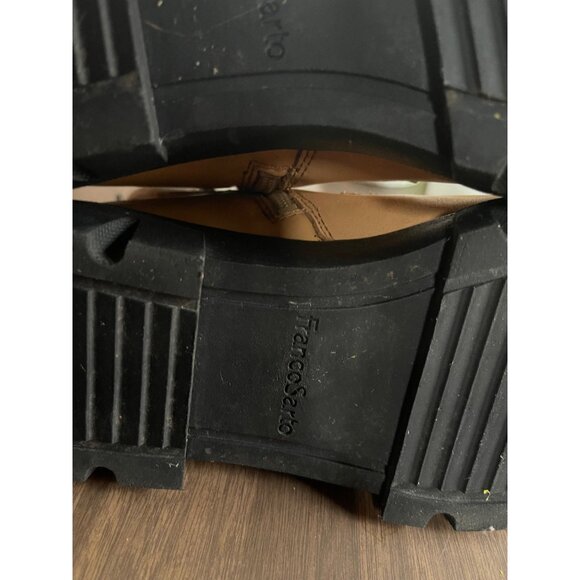 Franco Sarto Robbie Womens Leather Lace Up Ankle Combat Boots Size 7.5 - Picture 9 of 13